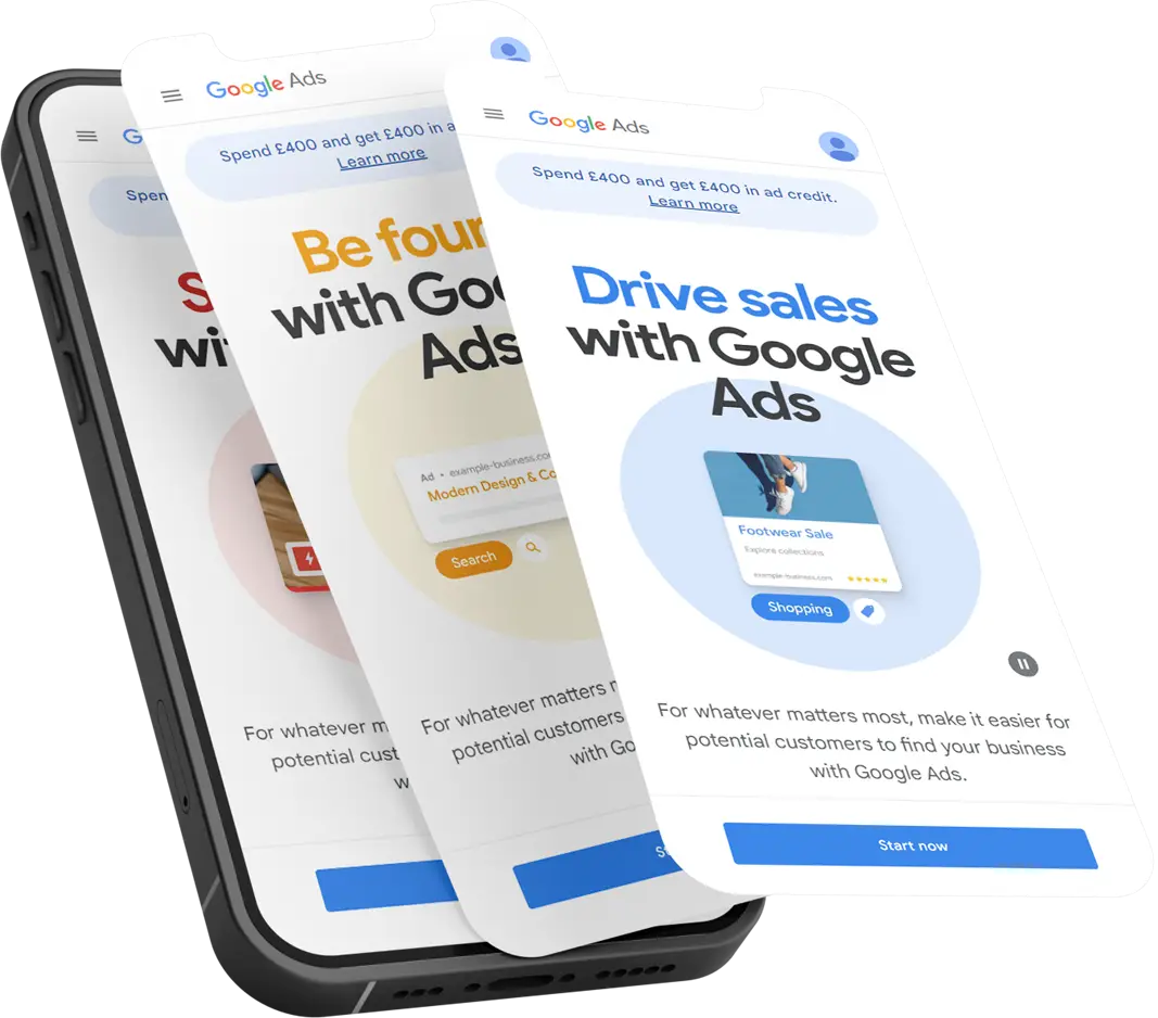 Google Ads agency dashboard — campaign performance and ROAS